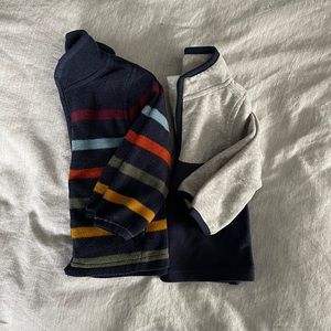 9 mo OshKosh fleece sweatshirts; excellent condition!